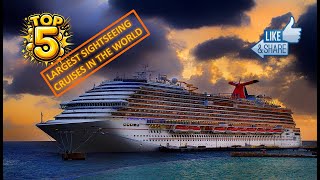 Top 5 Largest Sightseeing Cruises in the World [upl. by Ashbey131]