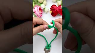 Rope braiding skills sharing pure handwoven rope life tips pendants practical knots [upl. by Fahland]