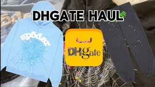 IS DHGATE TAKING OVER DHGATE SP5DER HOODIE REVIEW [upl. by Ailuy]