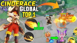 GLOBAL TOP RANK NO1 CINDERACE BUILD FOR PYRO BALL 100 BRUTAL DAMAGE  POKEMON UNITE GAMEPLAY [upl. by Nylednarb]