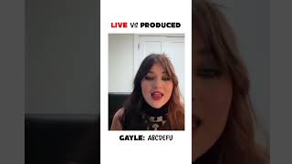 LIVE vs AUTOTUNE PART 1 Gayle ABCDEFU [upl. by Notslah807]