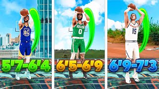 NBA 2K24 BEST JUMPSHOTS FOR ALL BUILDS HEIGHTS amp 3PT RATINGS BEST SHOOTING TIPS amp SETTINGS SZN 8 [upl. by Maighdlin356]