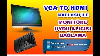 MONİTÖRE UYDU ALICISI TV BOX BAĞLAMA KULLANICI REHBERİ [upl. by Sachi249]