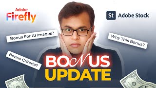 😲Bonus For AI Image Adobe Stock Contributor Bonus Earning Update  Graphinir [upl. by Ayyn]