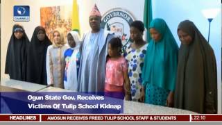 Ogun State Gov Receives Victims Of Tulip School Kidnap [upl. by Anippesuig467]