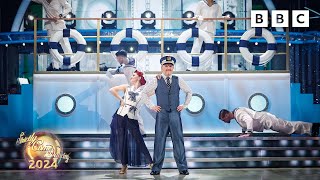 Chris McCausland amp Dianne Buswell Quickstep to Youre The Top from Anything Goes ✨ BBC Strictly 2024 [upl. by Wiggins]