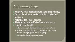 Stages of Group Counseling [upl. by Rramel]