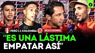 LAPADULA PEÑA CARTAGENA y LÓPEZ hablan tras el PERÚ 11 COLOMBIA  Depor [upl. by Kelli]