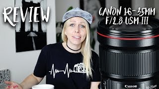 Review Canon 1635mm f28 III lens  worth the price [upl. by Ihcekn]