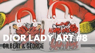 Gilbert amp George reinvents the Lady Dior bag for Dior Lady Art 8 [upl. by Airotkciv]