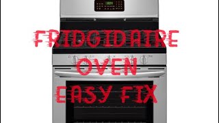 ✨Fridgidaire Gas Oven Won’t Bake  EASY QUICK FIX✨ [upl. by Rebmik]