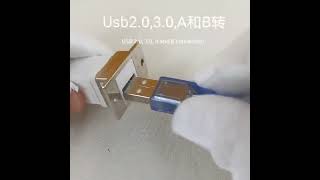 female USB adapter converter connector square port female panel module typec optical fiber HDMIusb [upl. by Egroj]