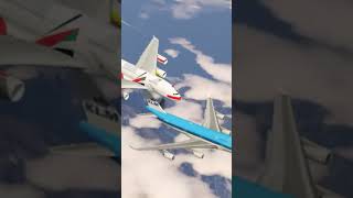 Emirates Air Bus A380 Crash Mid Air Historically today GTAVgtav airplane crashed airbus [upl. by Morna43]