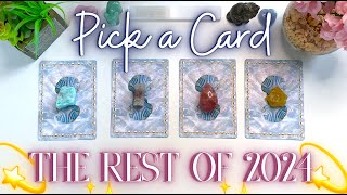 THE REST OF 2024 🌟 Detailed Pick a Card Tarot Reading [upl. by Nhabois529]