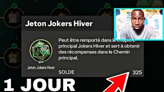 Jai Gagné 325 Jetons Joker Hiver En Un Jour Fc Mobile [upl. by Atiuqcaj665]