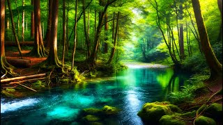 Music that relieves stress and work tension Relieves stress relaxing sounds river sounds Water [upl. by Charil]