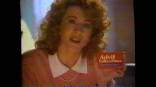 1991 Advil Cold amp Sinus quotIts tough on coldsquot TV Commercial [upl. by Aneerehs]