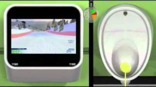 Toilettes hommes avec jeux vidéos intégrés [upl. by Orsini510]