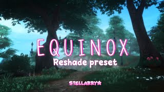 My EQUINOX ReShade Preset for SSO │FREE DOWNLOAD│ [upl. by Airamzul13]