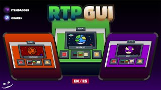 RTP GUI  BetterRTP ENES  Itemsadder  Oraxen  Bedrock [upl. by Rosalynd165]