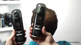 Mane America Hair Thickening spray Step By Step Guide [upl. by Einniw]