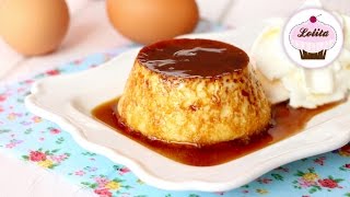 Como hacer flan de huevo casero al baño María  Flan fácil y rápido [upl. by Syned]