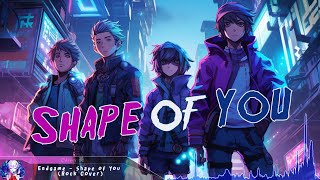 Nightcore  Shape Of You Rock Version  Lyrics [upl. by Aihsila369]