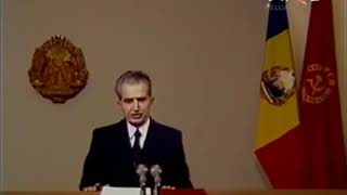 Nicolae Ceausescu  Romania  last new years eve speech 1988 [upl. by Iduj]