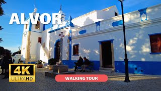 Alvor Algarve 2023 🇵🇹 – Walking Tour 4k – Portugal winter [upl. by Euqinomod]