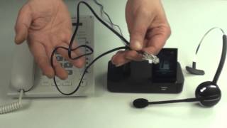 Jabra PRO 9460 Headset Set up [upl. by Legyn]