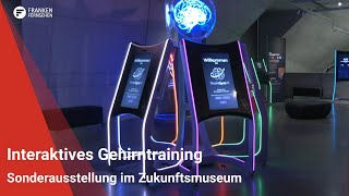 Interaktives Gehirntraining im Zukunftsmuseum Die Sonderausstellung BrainGymAI [upl. by Soirtemed673]