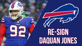 Buffalo Bills bring back DaQuan Jones [upl. by Liza]