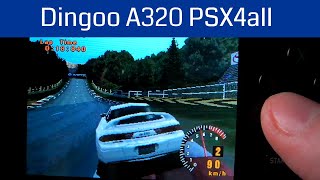 Dingoo A320 Gran Turismo PSX4all on Dingux [upl. by Pfeifer837]