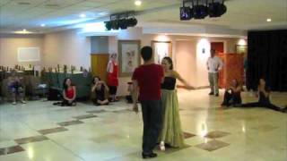 Ruben y Sabrina  Chacarera demonstration  Mallorca Tango festival 2010 [upl. by Terbecki]