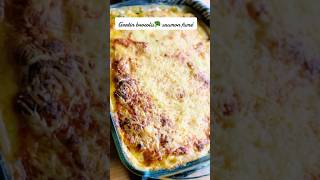 Gratin de brocolis 🥦 au saumon fumé  crémeux et délicieux [upl. by Callida]