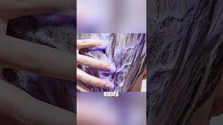 Transform Your Hair with Bold Uniq Purple Shampoo 💜✨ haircare [upl. by Rahmann60]