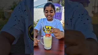 How to make the best MANGO SHAKE for your SIBLING 🥭😱TomampJerry 🤣DiyaIshwarya shorts [upl. by Lottie]