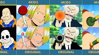 4Kids VS Original Scenes from One Piece [upl. by Rundgren]