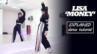 LISA  MONEY Dance Tutorial  Mirrored  Explained [upl. by Erot]