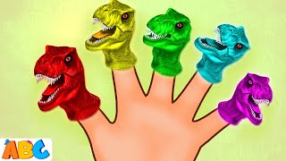 Learn all about the TREX DINOSAURS  THE FINGER FAMILY SONG [upl. by Elehcir]