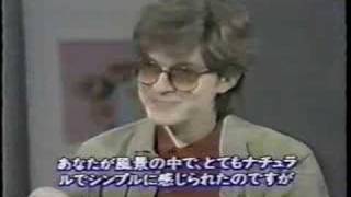 David Sylvian  Interview On Japanese TV [upl. by Harihs]