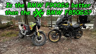 The New BMW F 900 GS is it better than 850 GS 4KUHD [upl. by Niamjneb]