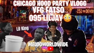 CHICAGO RAPPER YFG FATSO amp LIL KING 808Mobb PRINCETON HOUSE PARTY HOOD VLOG MUST WATCH props bts [upl. by Ainezey]