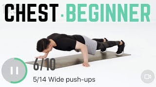 18Min Beginner Chest Workout  No Equipment Home Workout for Starters [upl. by Dib]