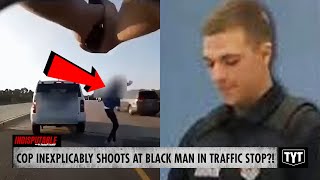 WATCH Cop Shoots At Unarmed Man For No Reason In Traffic Stop Hits Car On Highway [upl. by Adebayo]