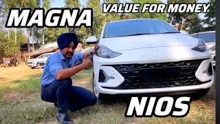 NIOS MAGNA 2024 facelift 🧐DETAIL REVIEW 😧value for money  dream car [upl. by Moriah709]