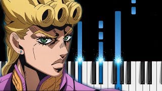 Traitors Requiem  JoJos Bizarre Adventure Golden Wind OP2  EASY Piano Tutorial [upl. by Alehs]