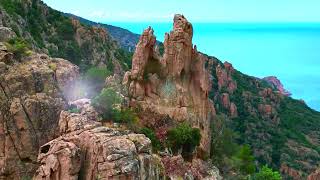 Les Calanques de Piana True Sorry la Corse vue du ciel  les richesses du patrimoine naturel Corse [upl. by Najtsirk261]