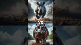 Rhino Vs Hippo Vs  American bison African Buffalo Polar bear mammoth Tiger [upl. by Htidirem]