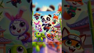 🐼 Coco the panda and her friends ancient Japan time travel adventures part4 panda timetravel [upl. by Trixie]